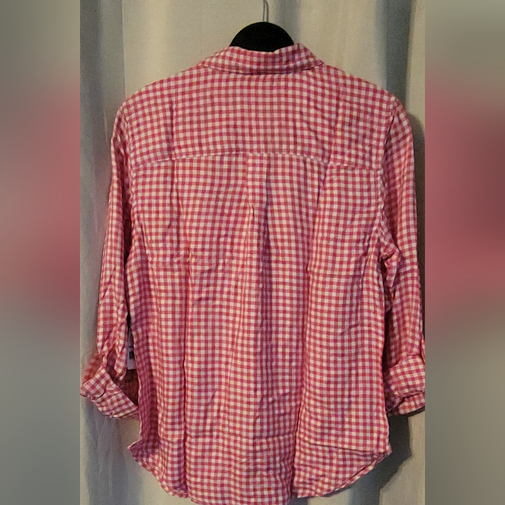 U.S. Polo Assn. Womens  Red Button Down Shirt - Picture 5 of 5